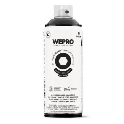 Montana WEPRO Spray Paint 400ml - RAL 9005 Black