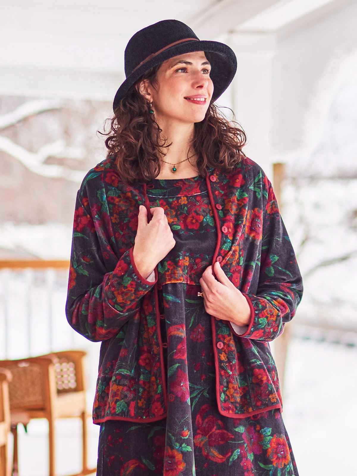 Royalty Velvet Jacket | Shop Beautiful Designs by April Cornell