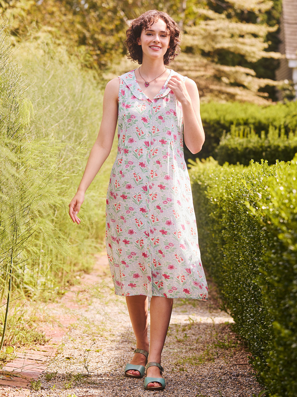 Spring Flower Porch Dress