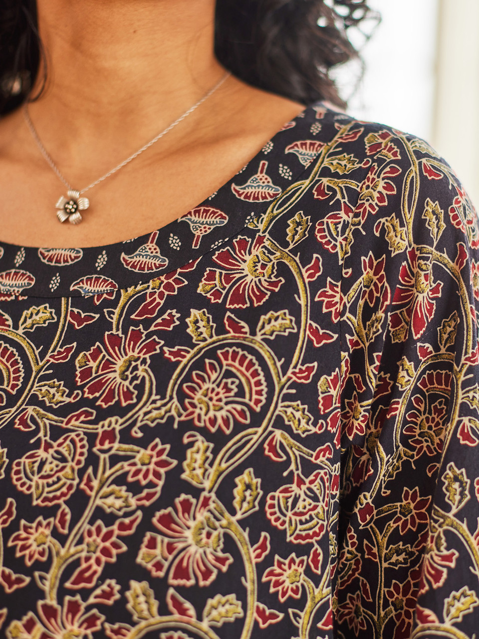 Romania Vine Blockprint Tunic | Shop Beautiful Designs by April