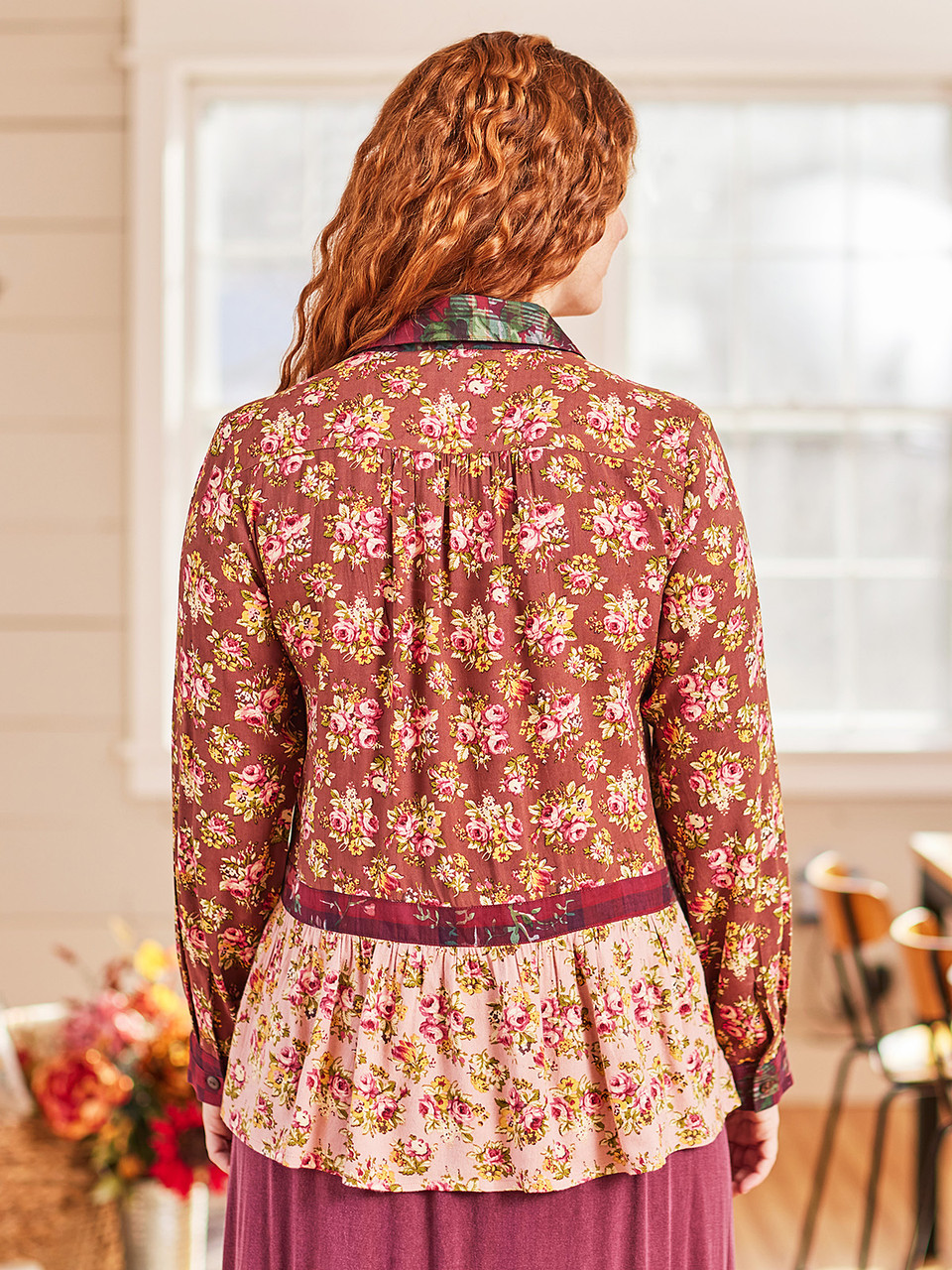 Elizabeth's Patchwork Blouse | Shop Beautiful Designs by April Cornell