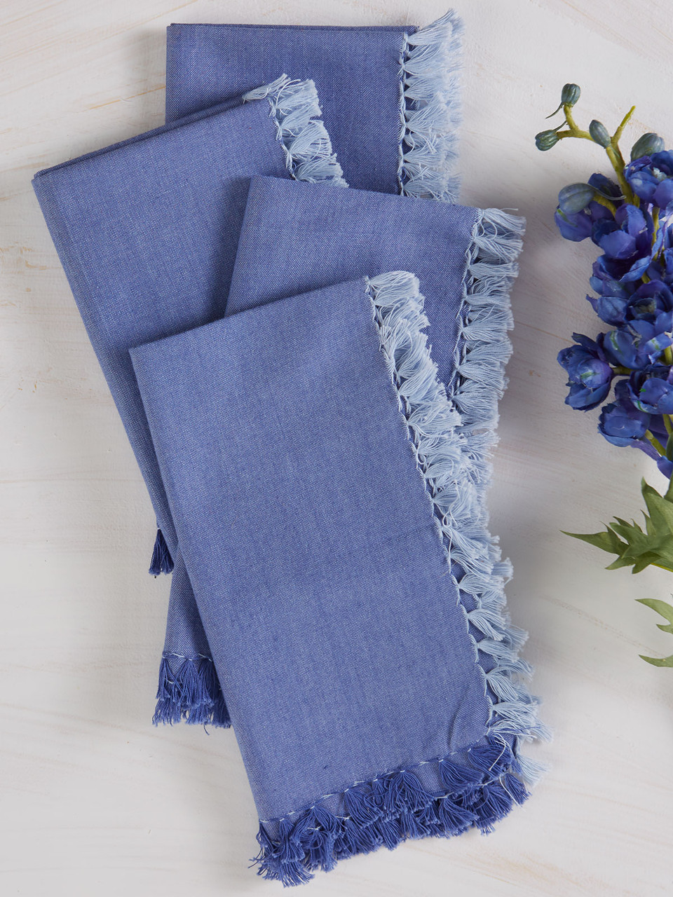 April Cornell Chambray Napkin - Thumbnail 2