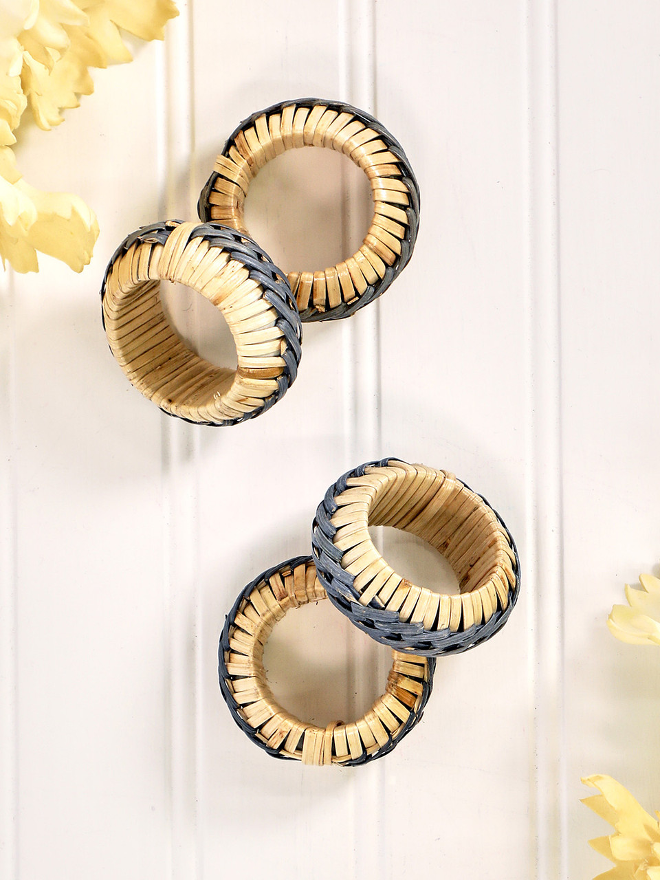 April Cornell Rory Rattan Napkin Ring - Thumbnail 4