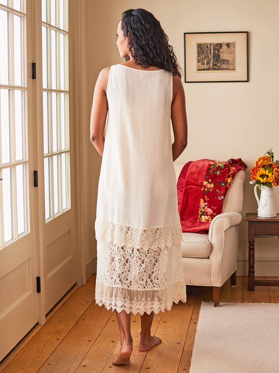 Camille Slip - Ecru | Shop Beautiful Designs by April Cornell