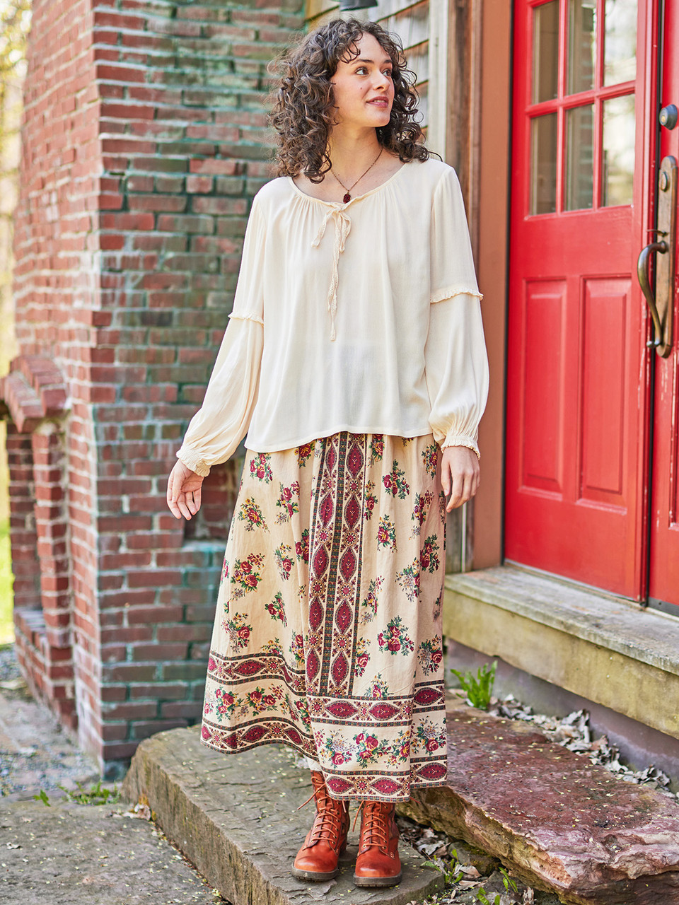 スカート Mary logo cotton skirt AM1384 Mary logo cotton skirt AM1384