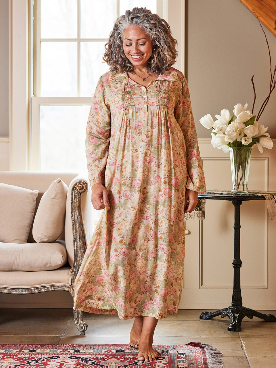 Cottage Nighty Pale Pink Shop Beautiful Designs by April Cornell