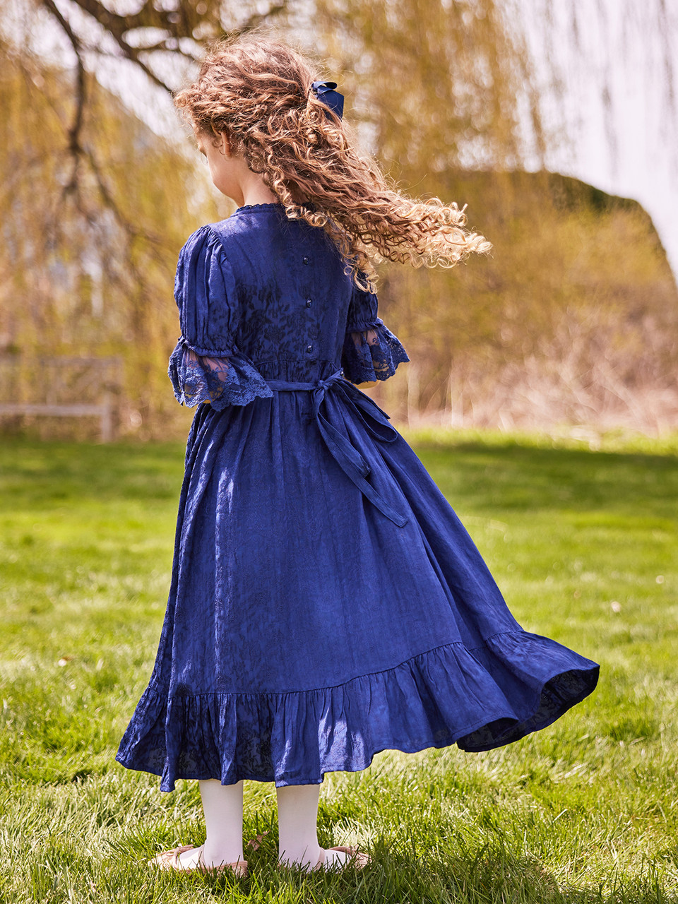 Jacquard Court Girls Dress | Shop Beautiful Designs by April