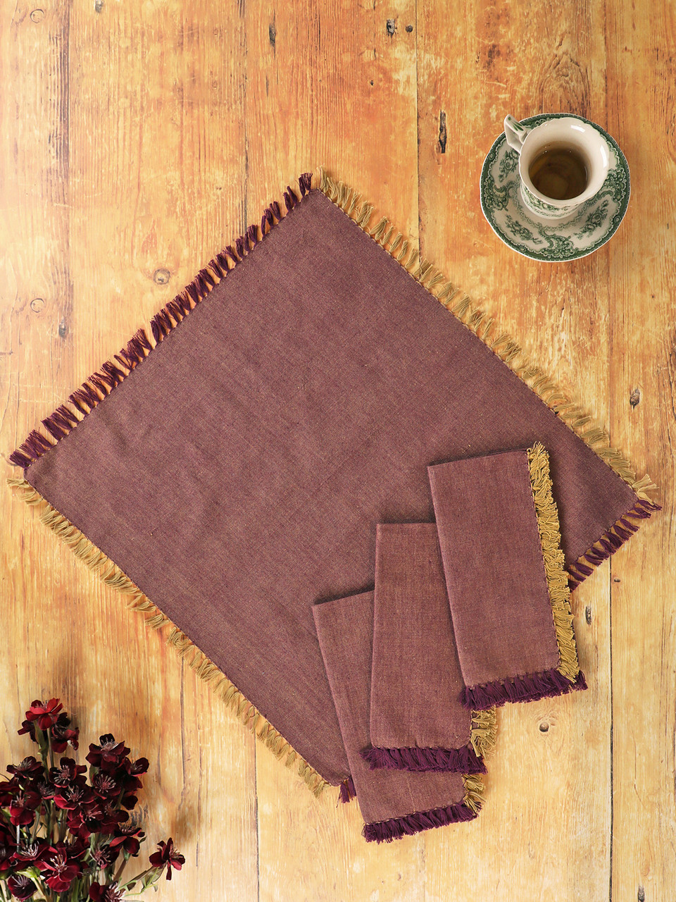 April Cornell Chambray Napkin - Thumbnail 4