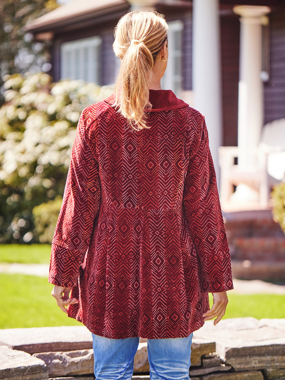 Shanghi Velvet Jacket | Shop Beautiful Designs by April Cornell