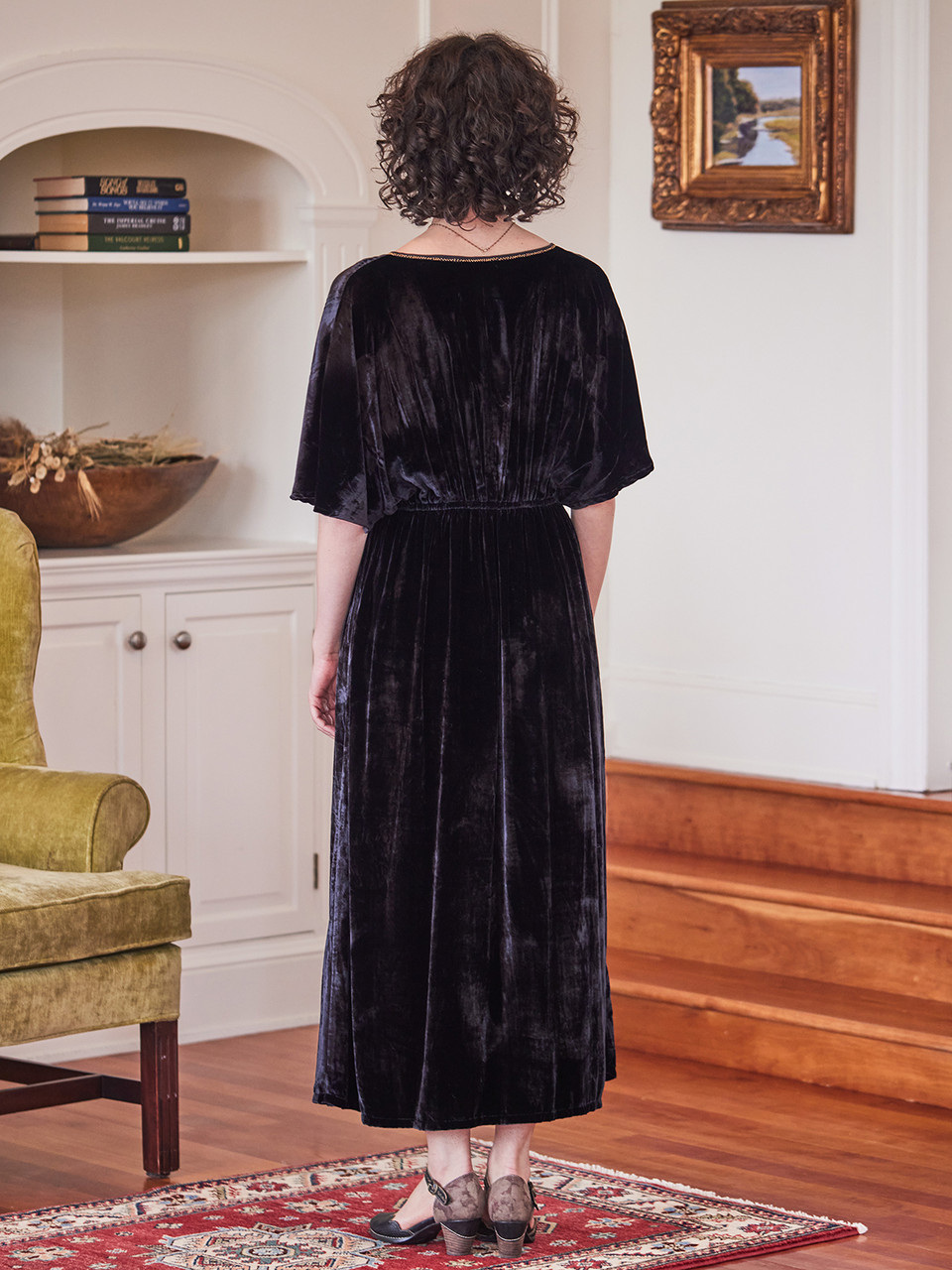 Nicole Velvet Dress - Black | Shop Beautiful Designs by April Cornell