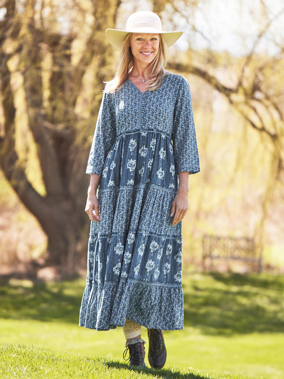 Porcelain Patchwork Dress | Shop Beautiful Designs by April Cornell