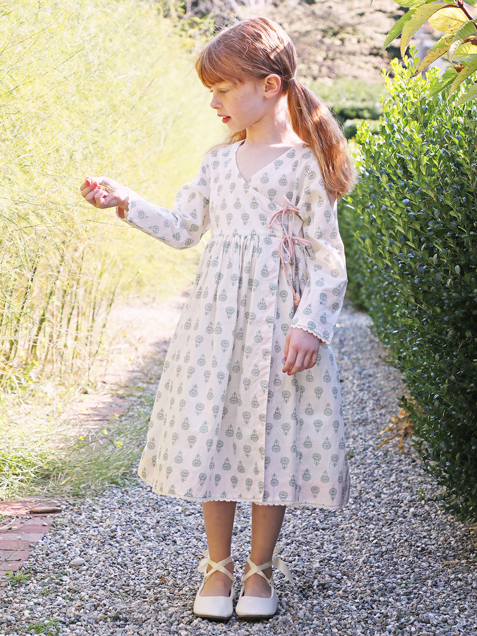 ワンピース Apolina Kids Fay Dress Cornflower 3-5y Apolina Fay dress ss25