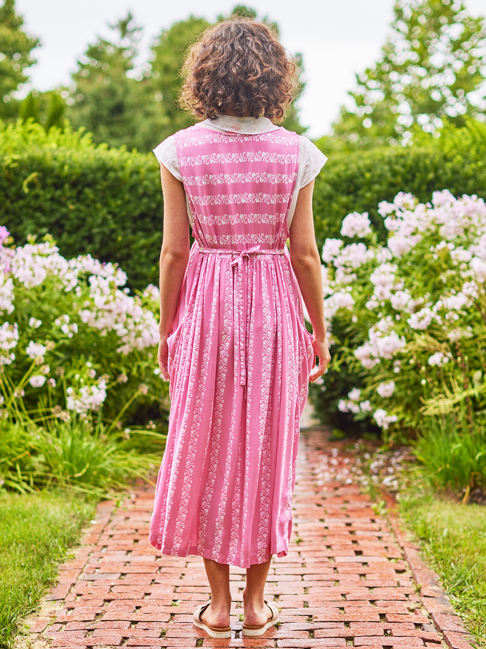 Flowerpot Pinafore Dress | Shop Beautiful Designs by April Cornell