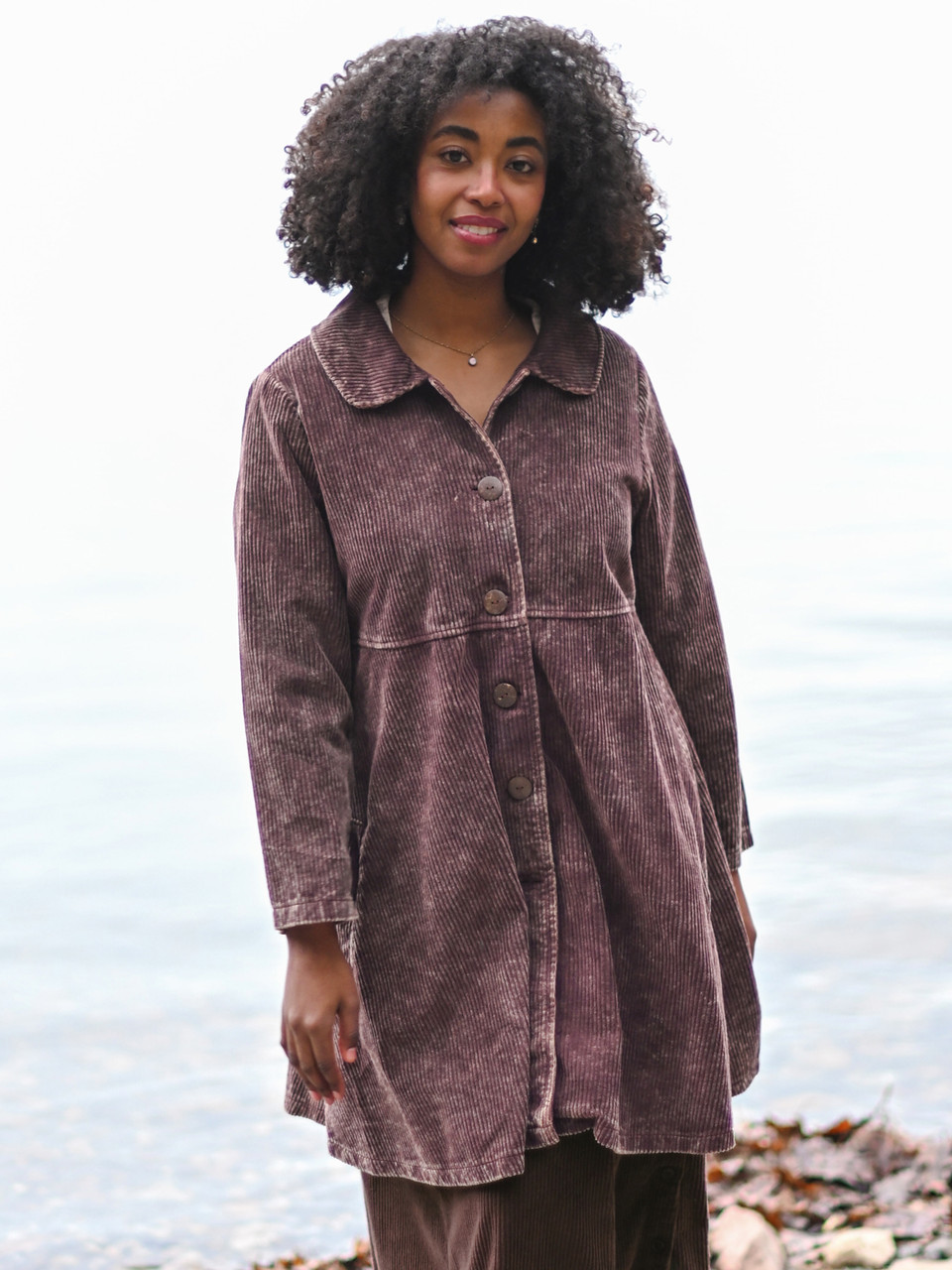 Farmer's Market Corduroy Jacket - Dark Brown | Shop Beautiful
