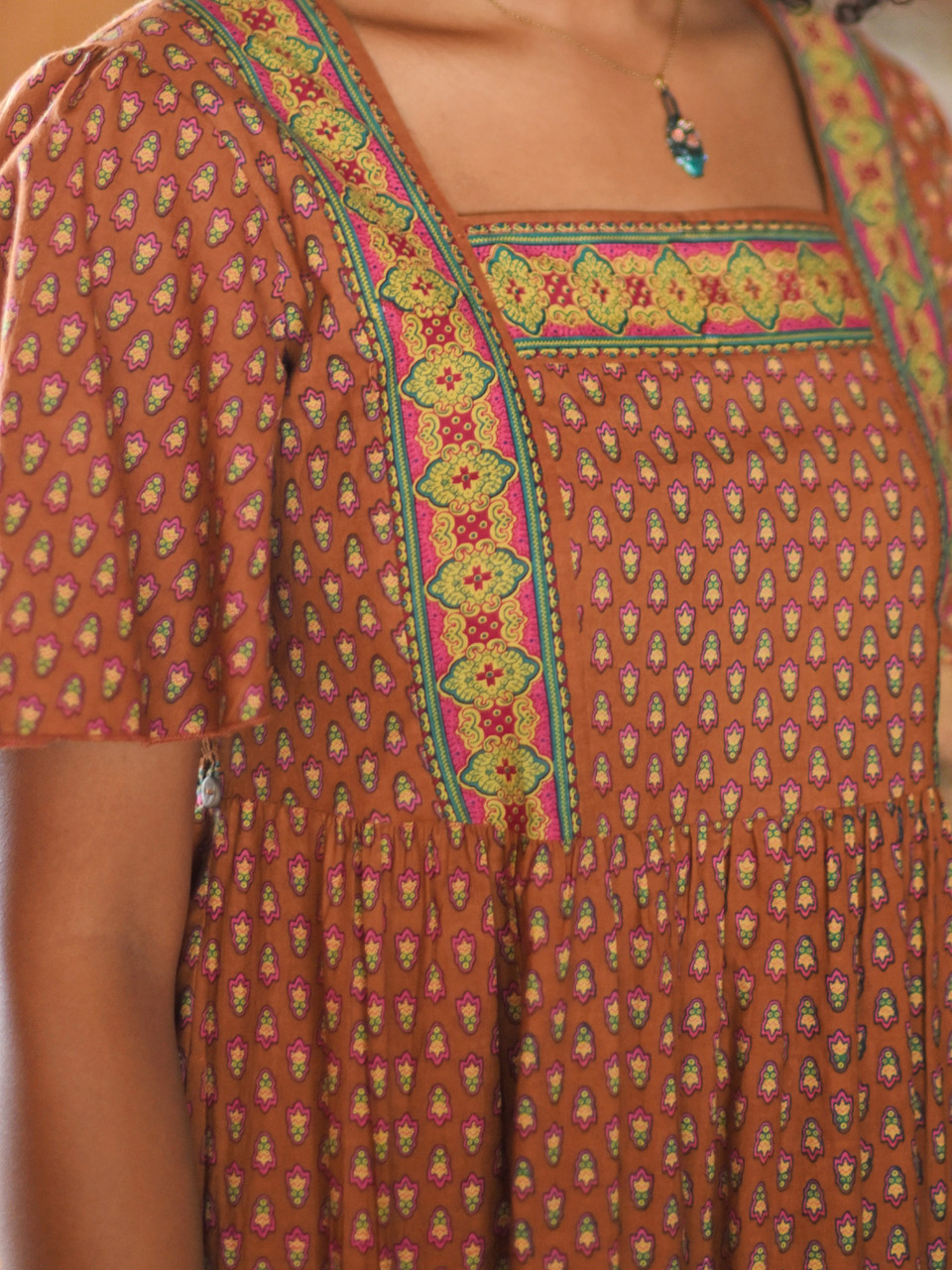Penny Dress - Copper | Shop Beautiful Designs by April Cornell
