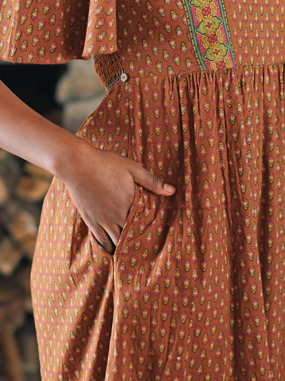 Penny Dress - Copper | Shop Beautiful Designs by April Cornell