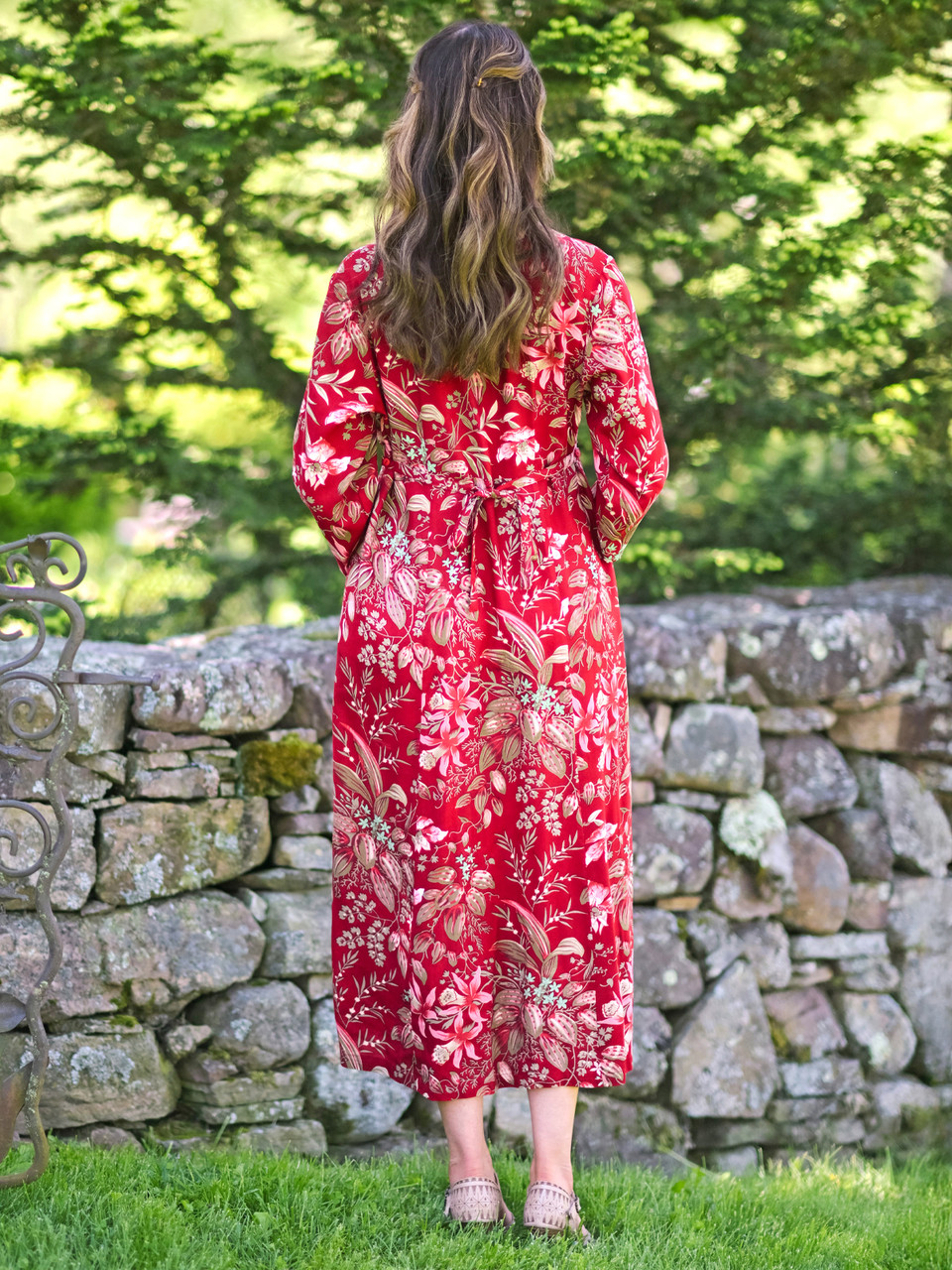 april cornell dress Strawberry Porch Dress - White