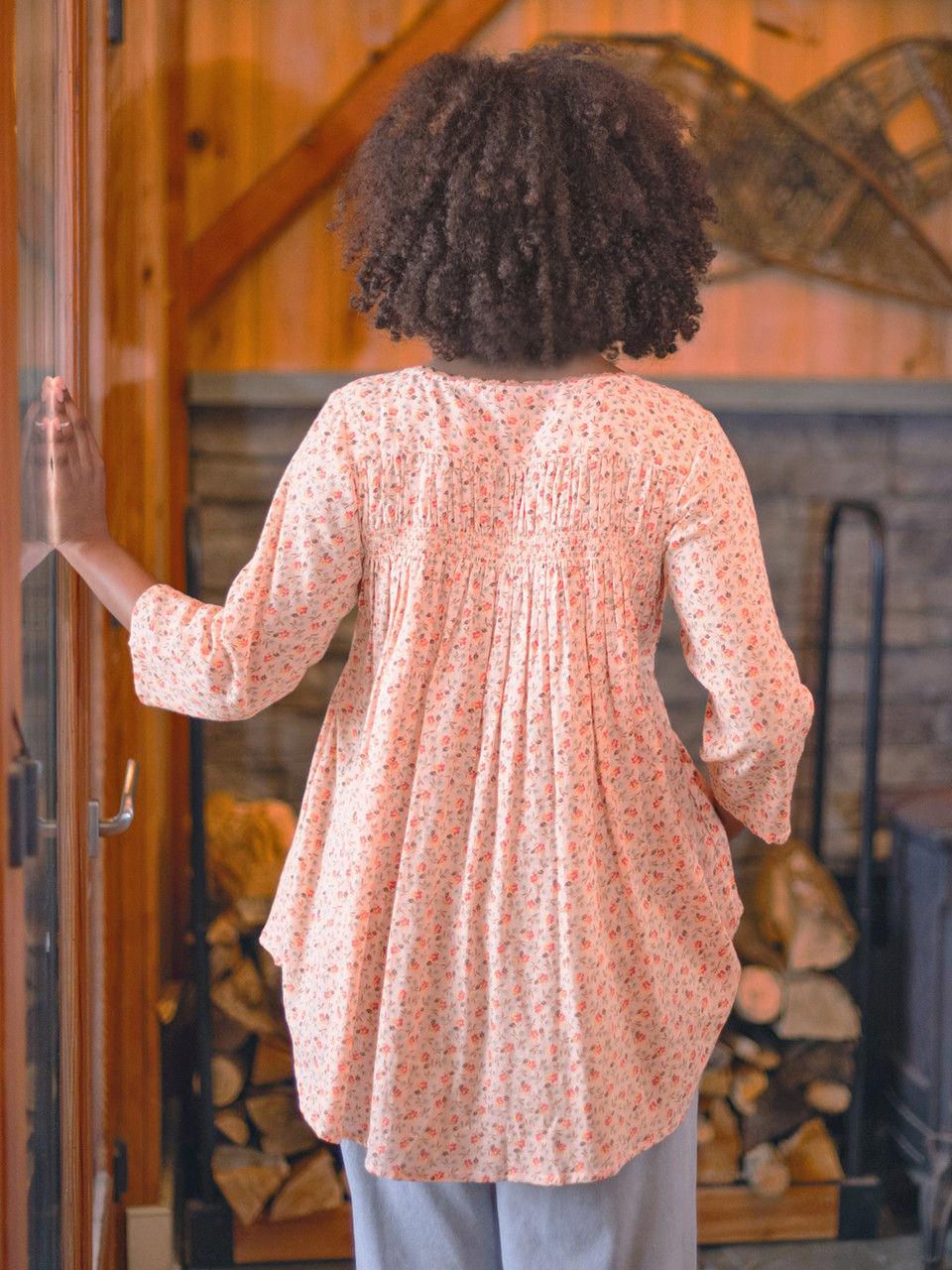 Adelina Blouse - Powder Peach | Shop Beautiful Designs by April