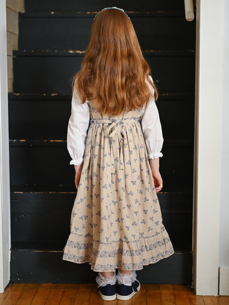 Flowerpot Kids Dress - Smoke | Shop Beautiful Designs by April Cornell
