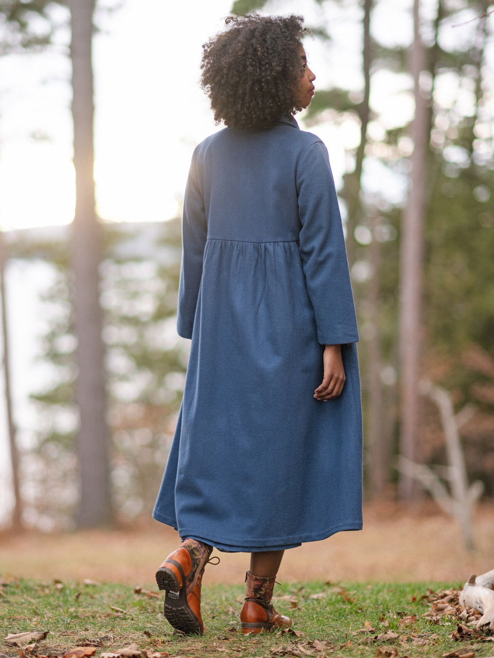 Sherwood Wool Coat - Navy | Shop Beautiful Designs by April Cornell