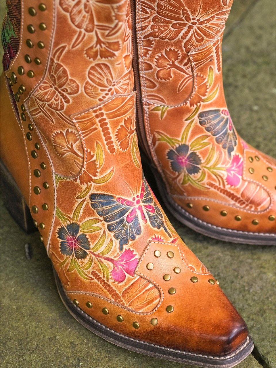 Mallorie Boot - Camel | Shop Beautiful Designs by April Cornell