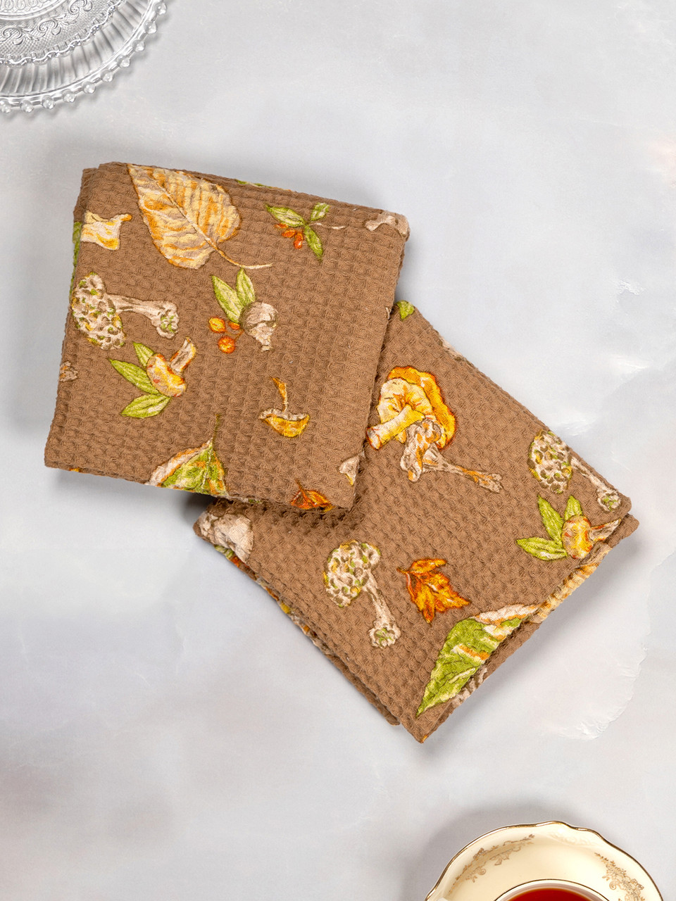 April Cornell Mushroom Forager Tea Towel - Thumbnail 2