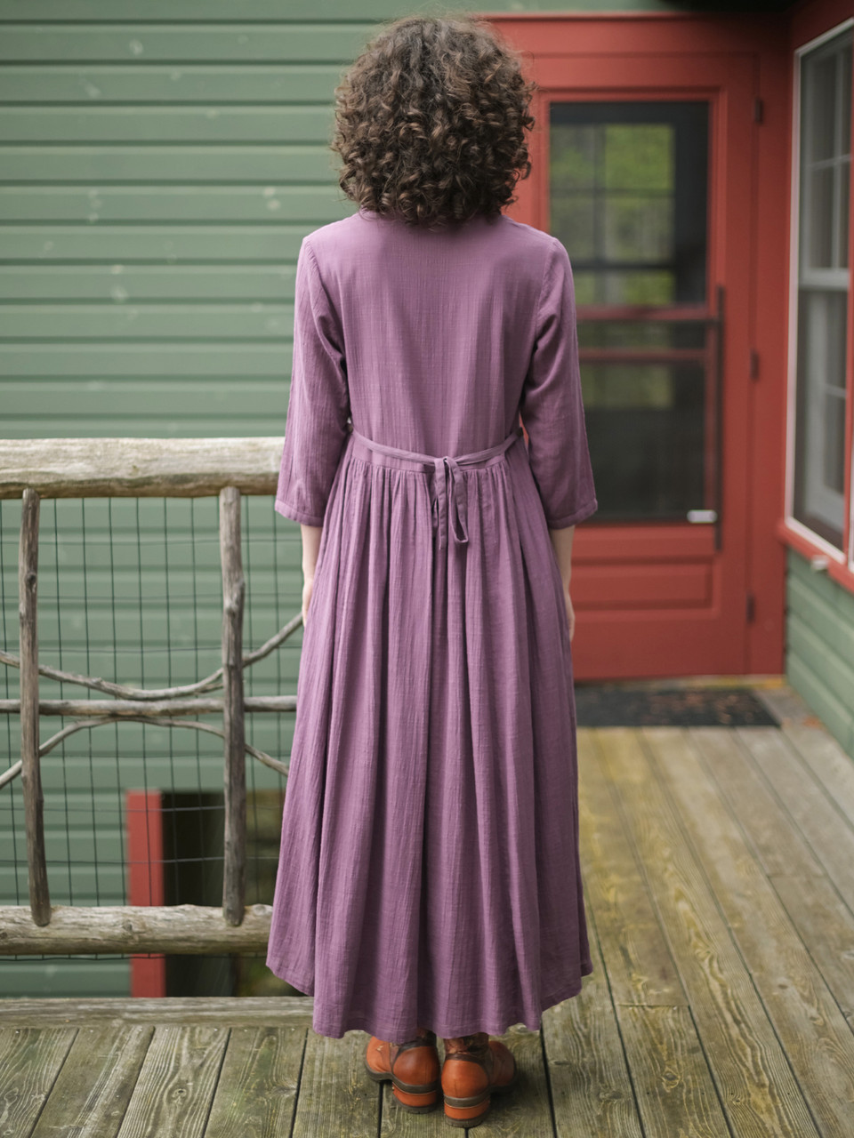 long dusty purple dress The Charlotte Dress