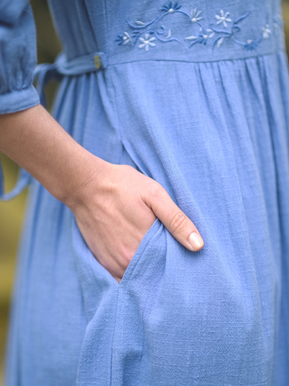 Fiona Dress - Periwinkle | Shop Beautiful Designs by April Cornell