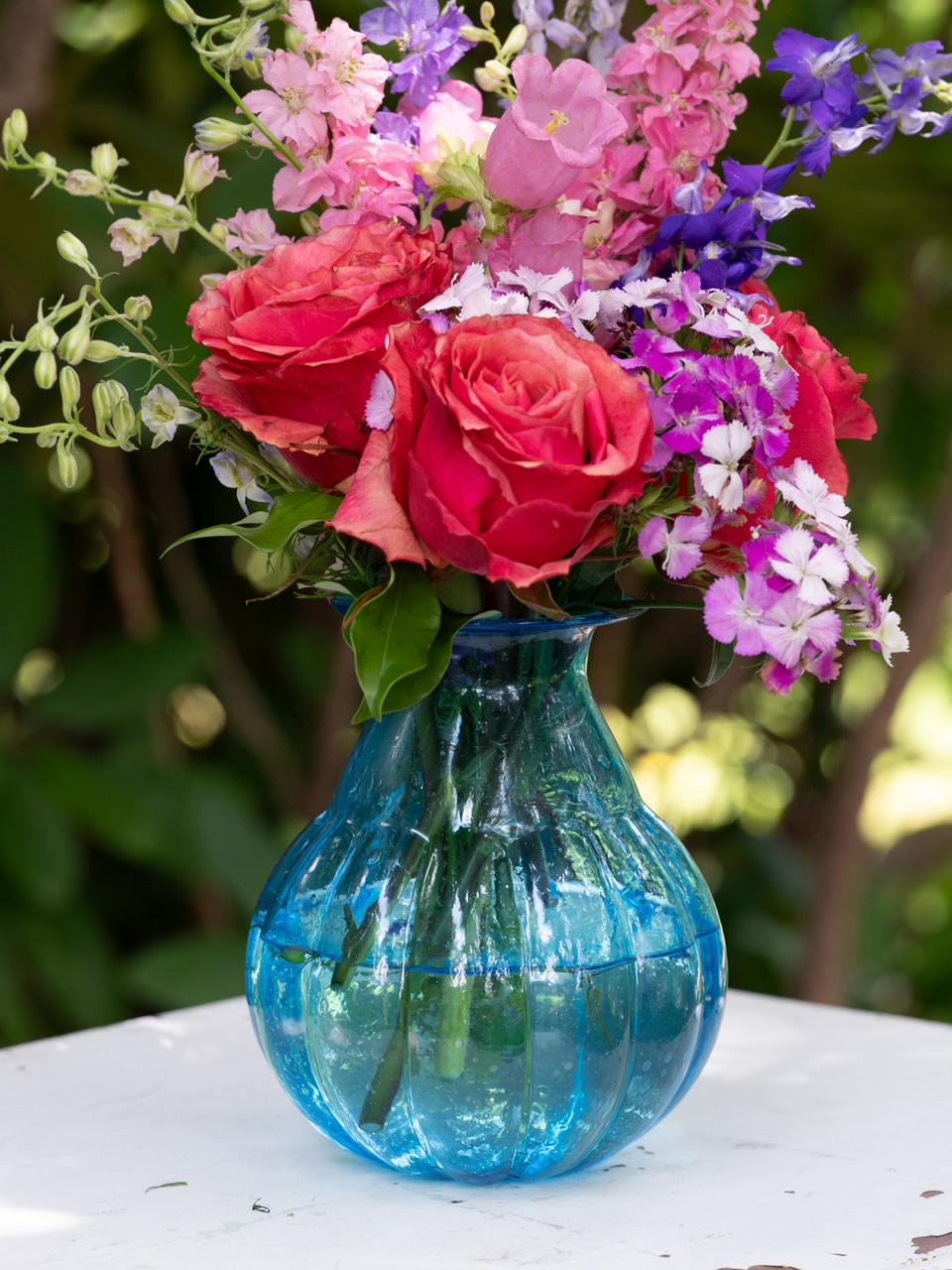 Cottage Vase Turquoise | One Size