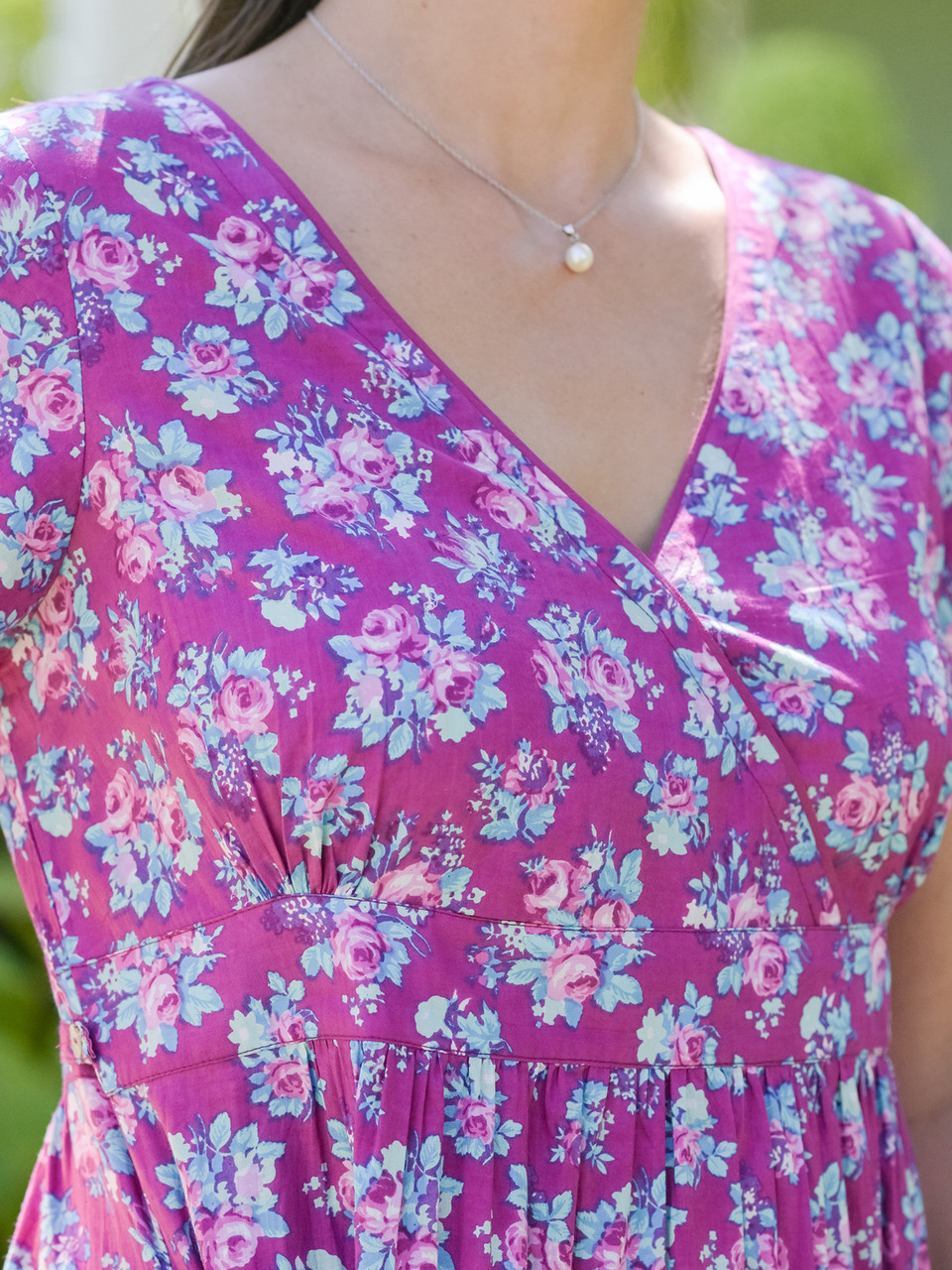Elizabeth's Garden Hostess Dress - Purple Orchid | Shop Beautiful