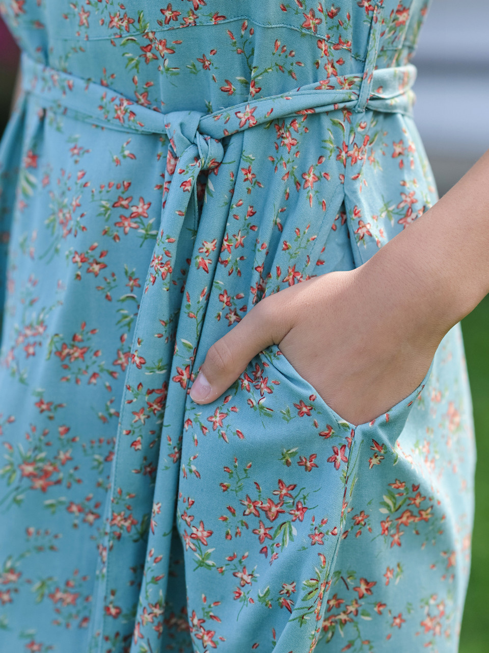 Mulberry Young Adult Dress - Soft Teal | Shop Beautiful Designs by