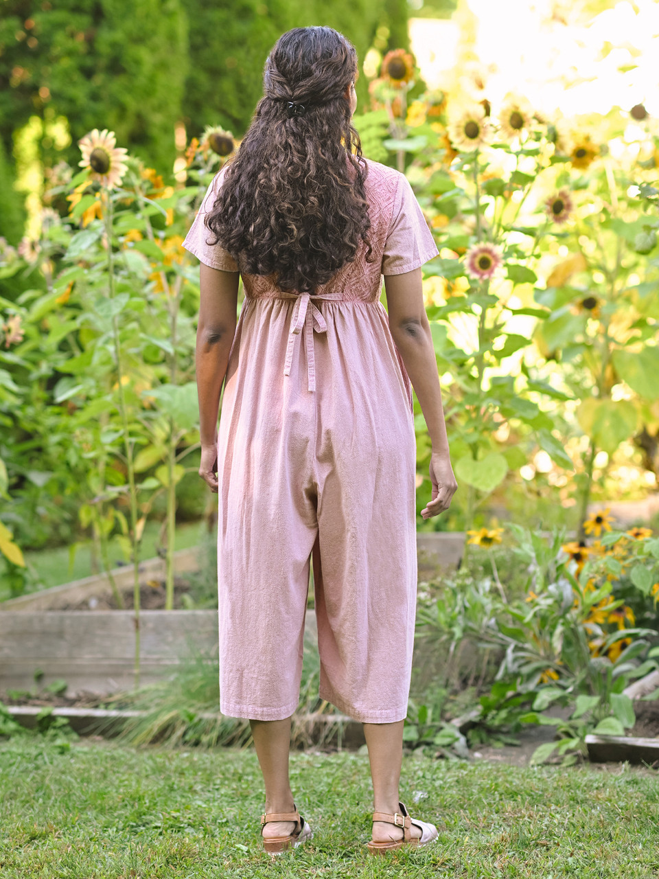 Meg Sunwashed Jumpsuit - Soft Rose | Shop Beautiful Designs by