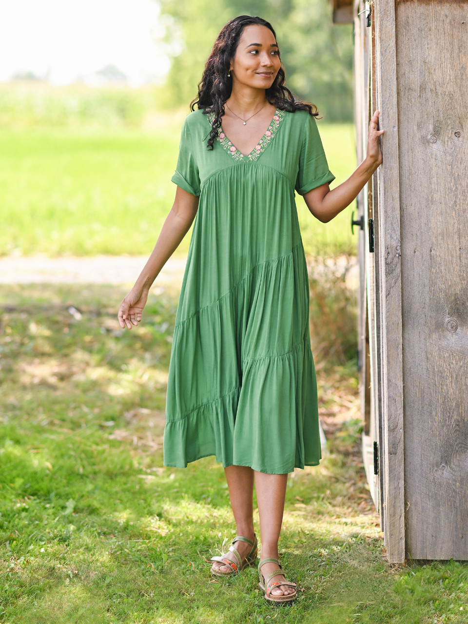 Hillside Dress - Meadow Green | Shop Beautiful Designs by April