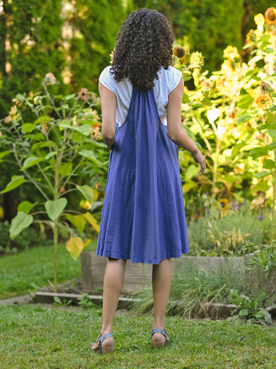 Carmella Pinafore Dress - Periwinkle | Shop Beautiful Designs by