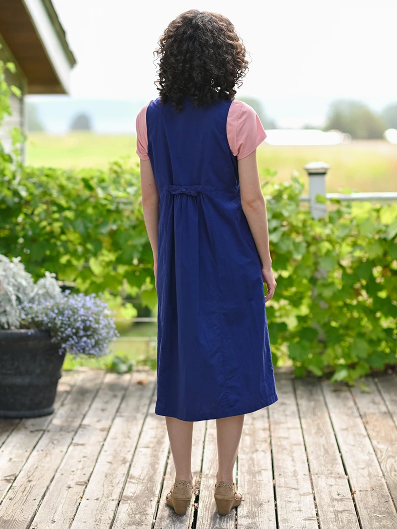 Beatrix Pinafore Dress Blue | Size S
