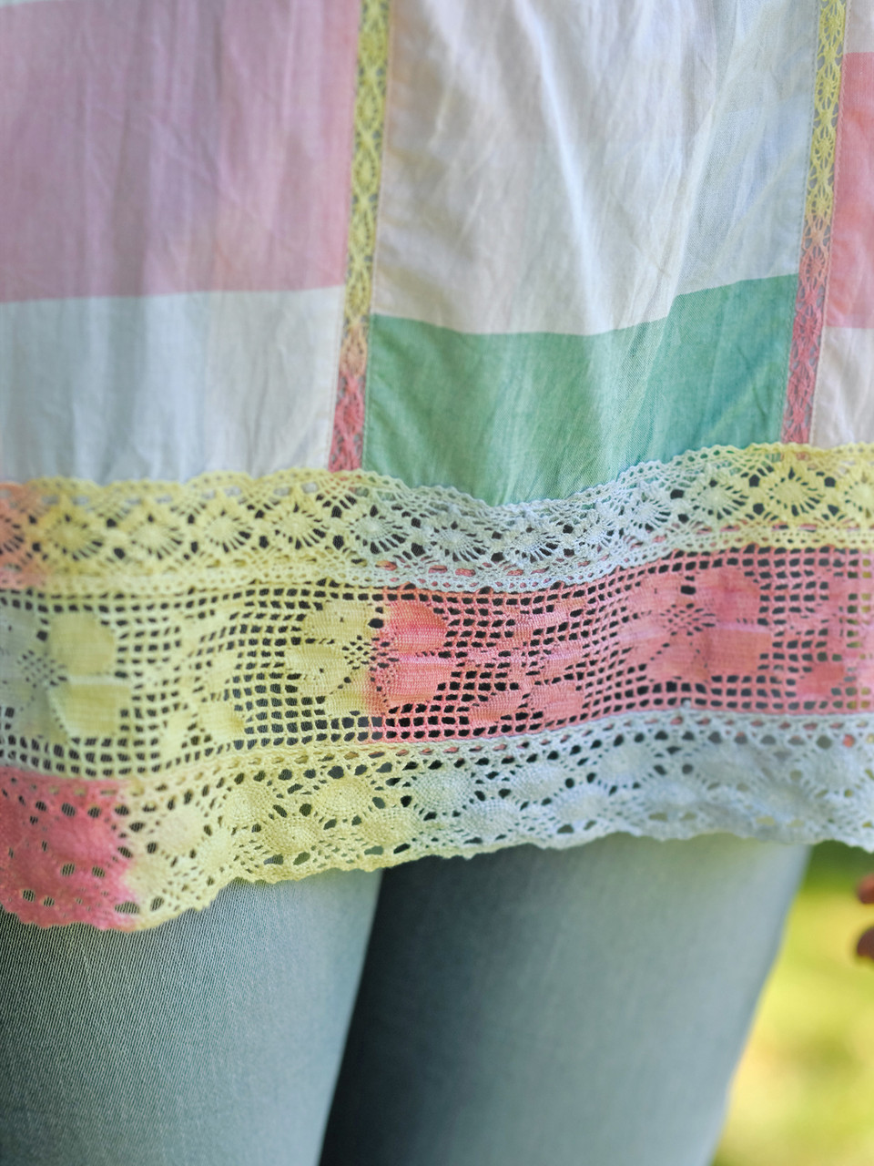 Spring Check Tunic - Multi | Shop Beautiful Designs by April Cornell