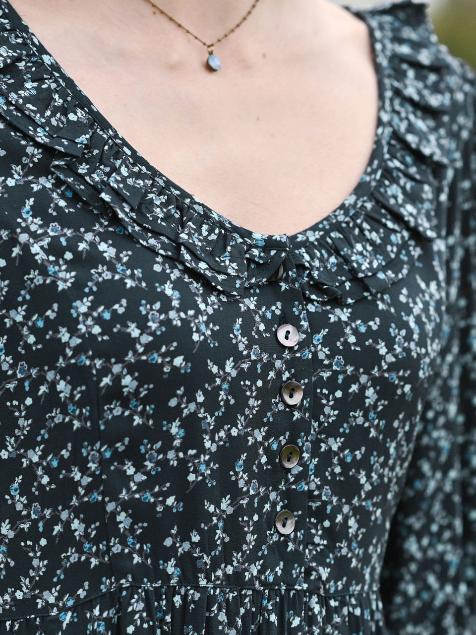 Filigree Dress - Navy | Shop Beautiful Designs by April Cornell