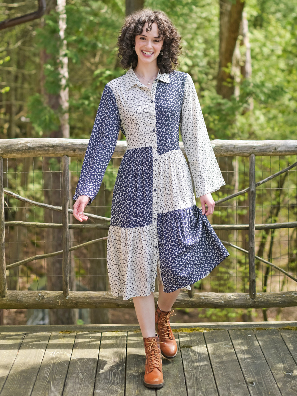 Ditsytulip Patchwork Dress | Shop Beautiful Designs by April Cornell