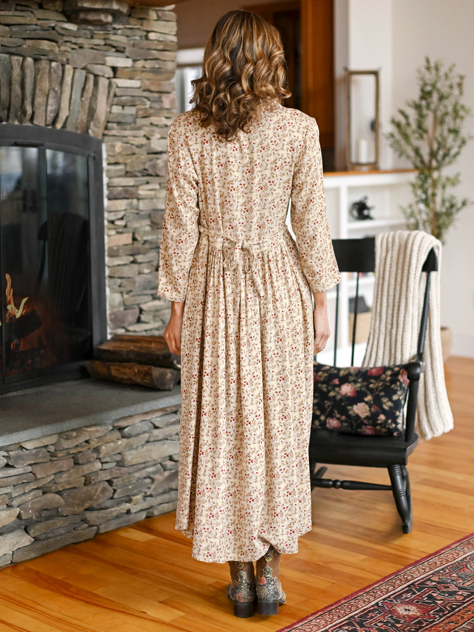Prairie Flower Dress - Ivory | Shop Beautiful Designs by April Cornell
