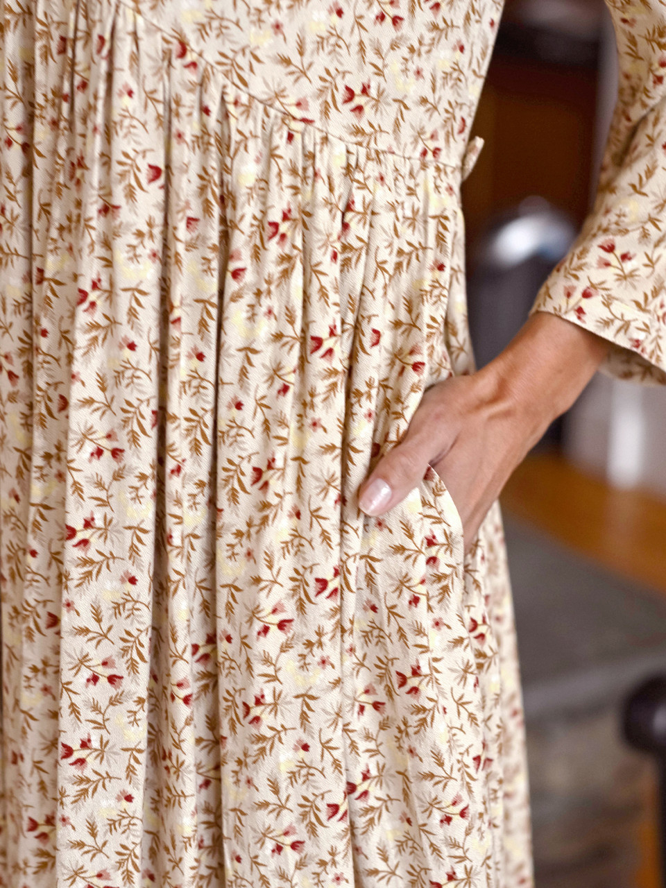 Prairie Flower Dress - Ivory | Shop Beautiful Designs by April Cornell