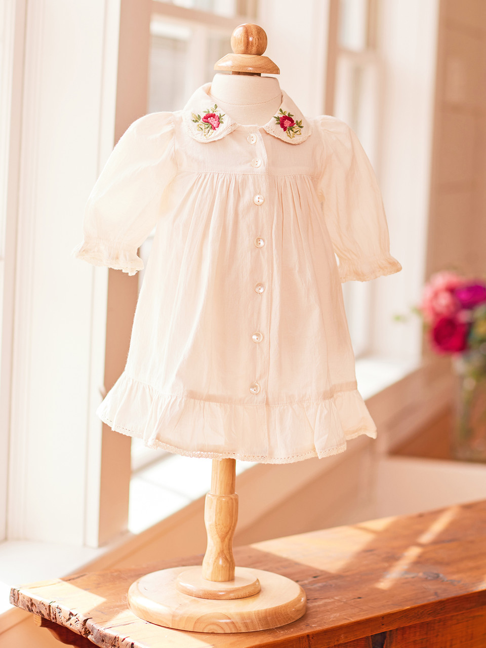 Chloe Baby Petticoat Cream | Size 6M | April Cornell
