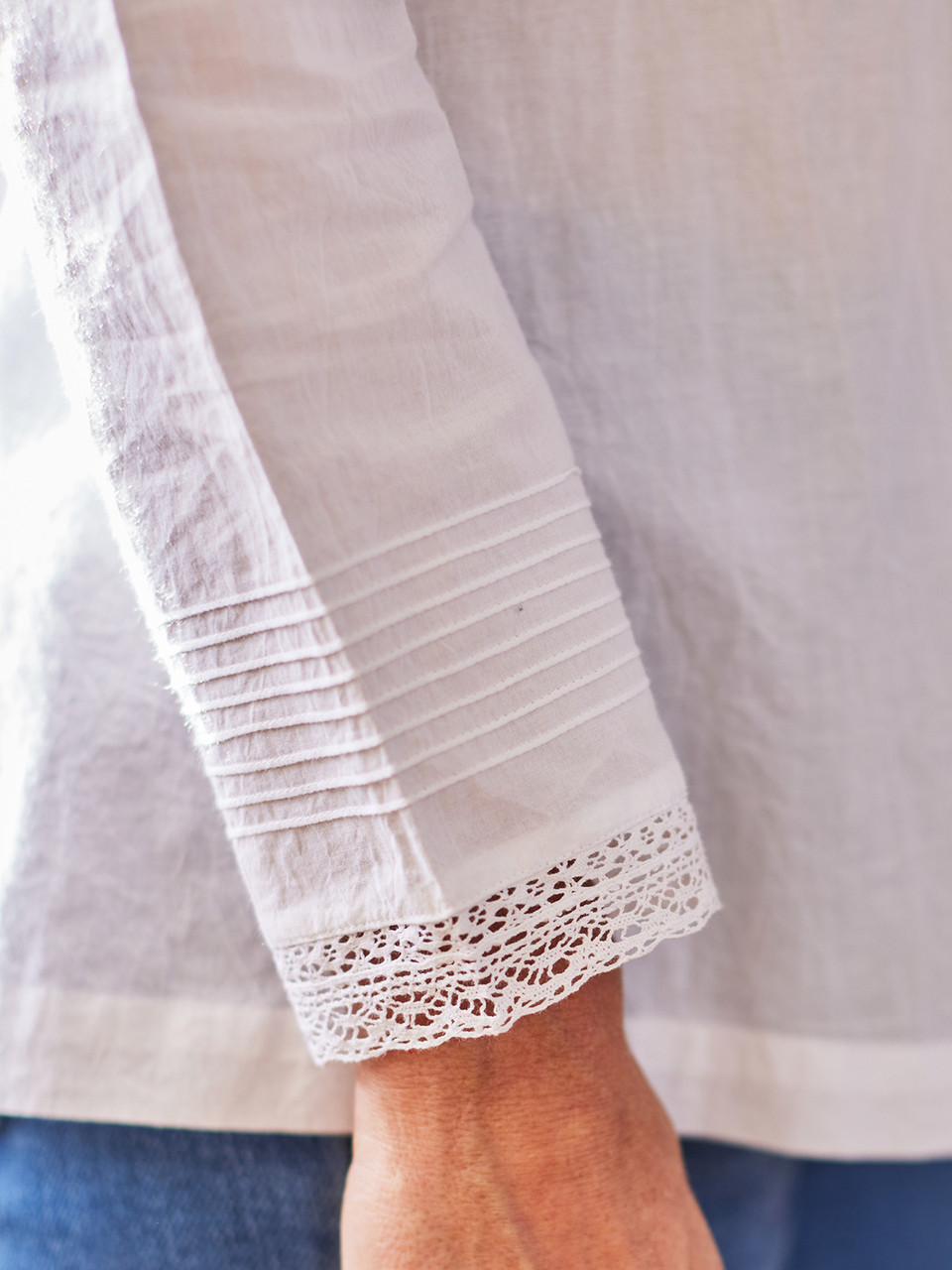 Heirloom Blouse - White | Shop Beautiful Designs by April Cornell
