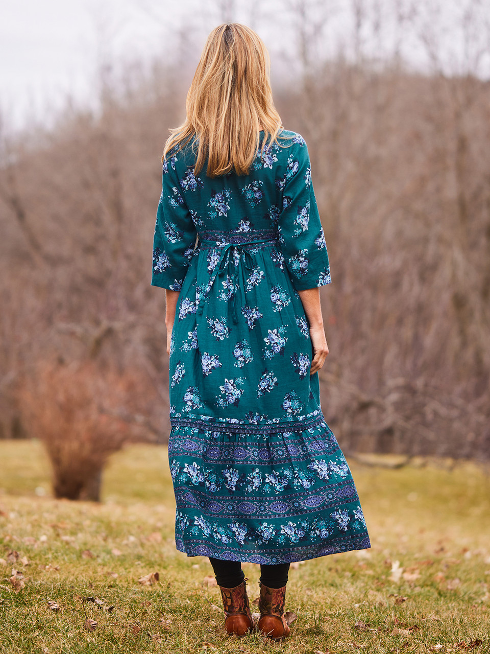 Estella Hostess Dress - Dark Teal | Shop Beautiful Designs