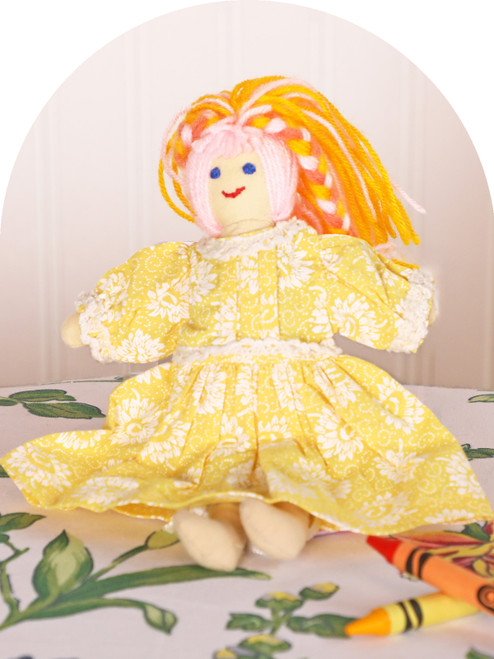 Megan Dress Up Dolly - Yellow