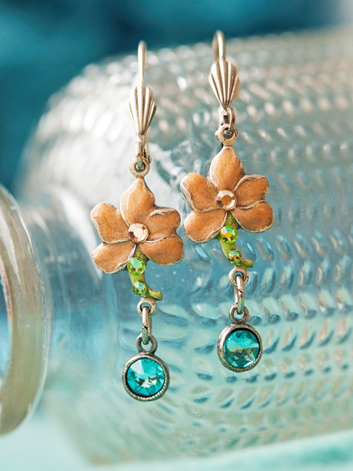Peach Blossom Earrings