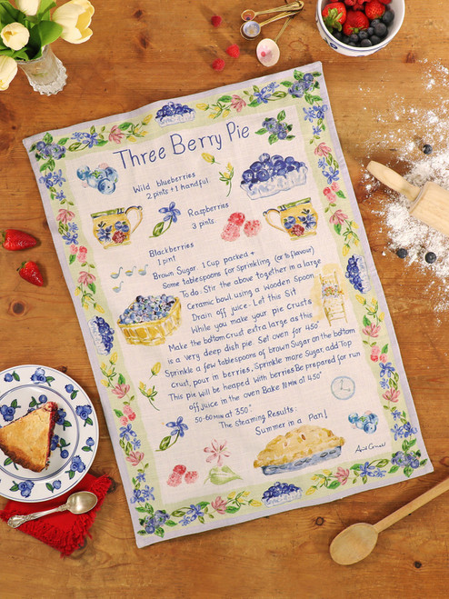 Berry Pie Tea Towel - Multi
