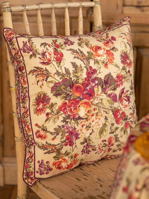 Bountiful Harvest Cushion Cover - Antique