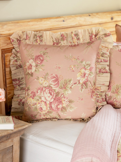 Rosemary Cushion Cover - Rose