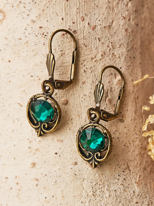 Jade Forest Earrings