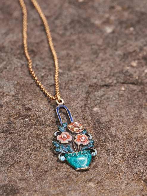 Flowerpot Necklace
